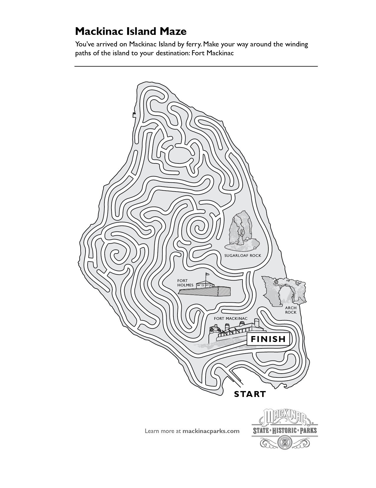 island map coloring page