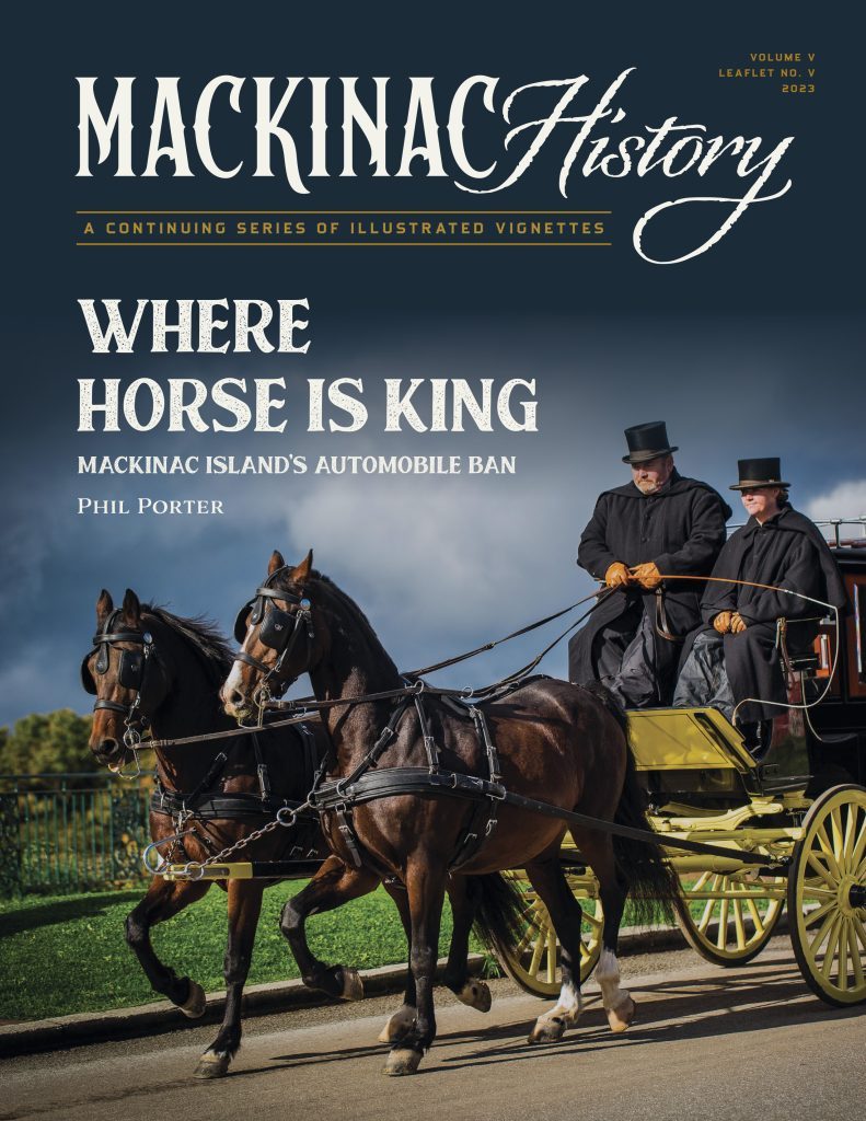 The cover of the book Where Horse is King, feature two horses pulling a carriage with two people on it.